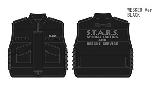 Biohazard S.T.A.R.S. Armor Vest Black M (Anime Toy)
