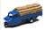 Three-wheeler Load Type w/Grain Storage Bag (Blue) (Model Train) Item picture1