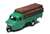 Three-wheeler Load Type w/Lumber (Green) (Model Train) Item picture1