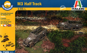 M3A1 Half Track (2 pieces) (Plastic model)