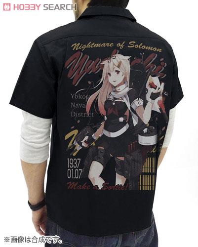 Kantai Collection Yudachi Kai-II Full Color Work Shirt Black L (Anime Toy) その他の画像1