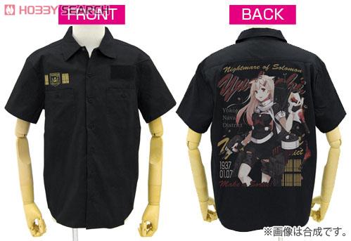 Kantai Collection Yudachi Kai-II Full Color Work Shirt Black XL (Anime Toy) Item picture1