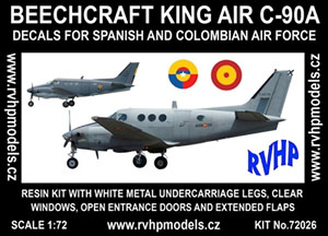 ビーチクラフト キングエア C-90A (スペイン、コロンビア空軍) (プラモデル)