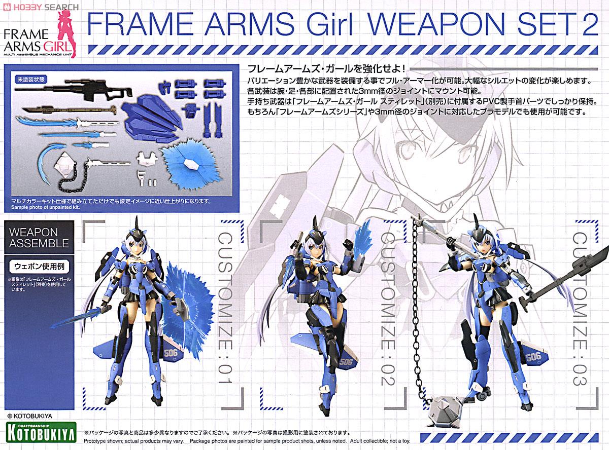 Frame Arms Girl Weapon Set 2 (Plastic model) Item picture3