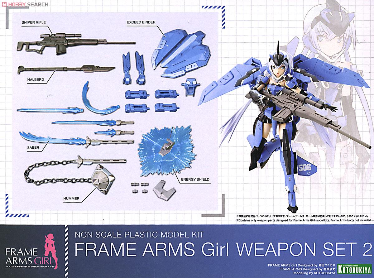 Frame Arms Girl Weapon Set 2 (Plastic model) Package1