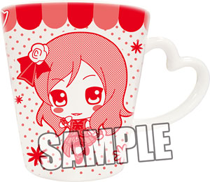 [Love Live!] Heart Handle Mug Cup [Nishikino Maki] (Anime Toy)