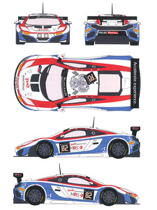 マクラーレンMP-4-12c GT3 GTロシアンチーム カーNo.82 2014年スパ24時間 デカールセット (デカール)