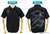Sword Art Online II The Black Swordsman Full Color Work Shirt BRACK XL (Anime Toy) Item picture1
