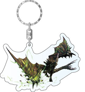 MHX Acrylic Key Ring Flying Dragon (Anime Toy)