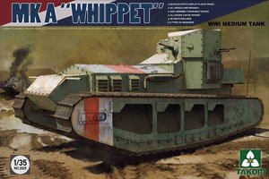 MK A `Whippet` WWI Medium Tank (Plastic model)
