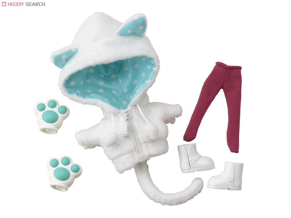 Cu-poche Extra Animal Parker Set (White Cat) (PVC Figure) Item picture1