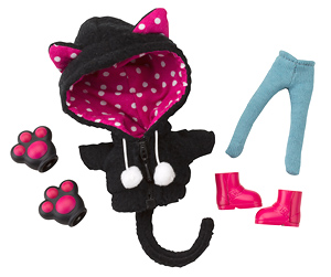 Cu-poche Extra Animal Parker Set (Black Cat) (PVC Figure)