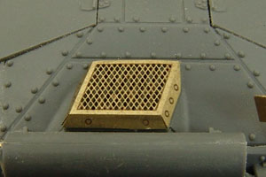 Photo Etched Grille Set for Pz.38(t) Ausf.E/F (TAMIYA Kit) (Plastic model)
