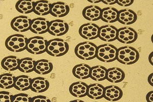 Photo-Etched Parts for Valve Hand Wheels (Plastic model)