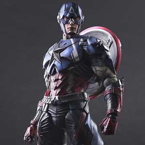 Marvel Universe Variant Play Arts Kai Captain America (Completed)