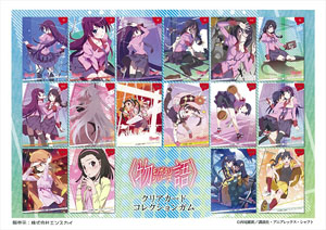 Monogatari Series Clear Card Collection Gum First Limited Edition 16 pieces (Shokugan)