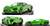 Zenvo ST1 (transparent green) (ミニカー) 商品画像1