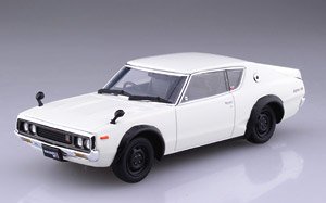 KPGC110 ケンメリスカイラインHT 2000GT-R(ホワイト) (ミニカー)