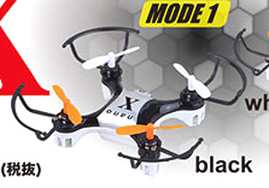 2.4GHz R/C 小型RCドローン MODE1 nanoX (ナノエックス) 黒 (ラジコン)