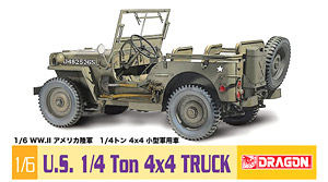 WW.II U.S. 1/4 Ton 4x4 Truck (Plastic model)