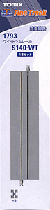 Fine Track Wide Tram Straight Track S140-WT (F) (4pcs) (Model Train)