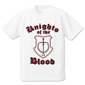 Sword Art Online II Knights of the Blood Dry T-shirt White L (Anime Toy)