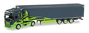 (HO) スカニア R walking floor セミトレーラー `Poison Arrow / B&R Transporte` (鉄道模型)