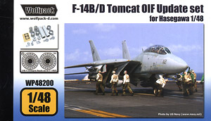 F-14B/D Tomcat OIF Upgrade Set (for Hasegawa) (Plastic model)