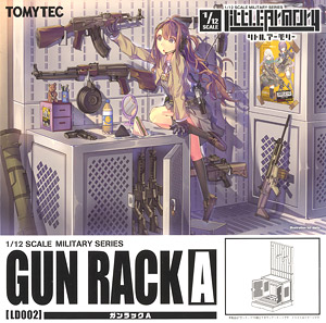 1/12 Little Armory (LD002) Gun Rack A (Plastic model)