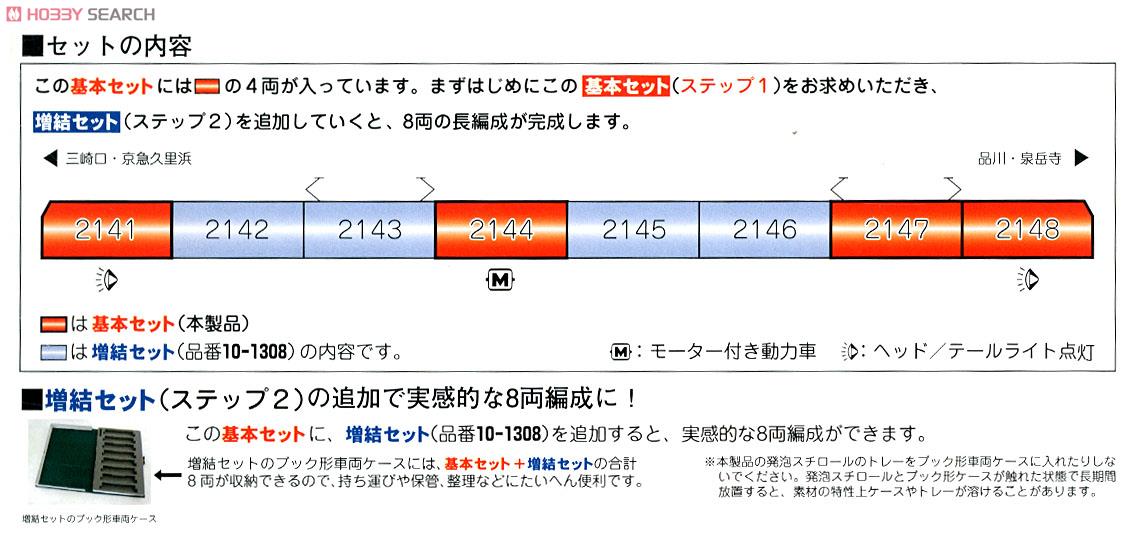京急 2100形 基本セット (基本・4両セット) (鉄道模型) 解説1