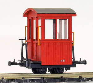 (HOe) Kiso Forest Railway Caboose II (Renewaled Product) (Unassembled Kit) (Model Train)