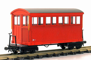 (HOナロー) 木曾森林鉄道 B型客車 II (組立キット) リニューアル品 (鉄道模型)