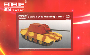 German E100 mit Krupp Turret (Plastic model)