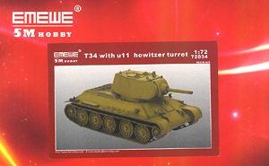 T34 with U-11 Howitzer Turret (Plastic model)