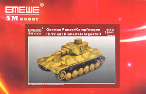 German PanzerKampfwagen III/IV mit Einheitsfahrgestell (Plastic model)