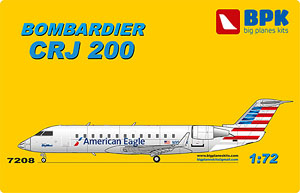 ボンバルディアCRJ200アメリカンイーグル航空 (プラモデル)