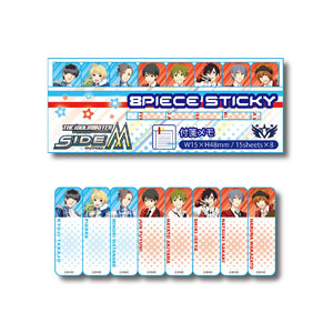 8Pふせん THE IDOLM＠STER SideM/集合2 (キャラクターグッズ)