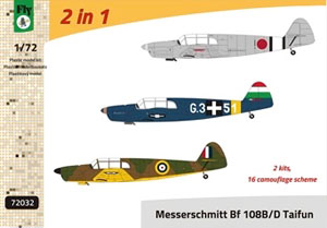 メッサーシュミット Bf 108 タイフーン (2機入) (プラモデル)