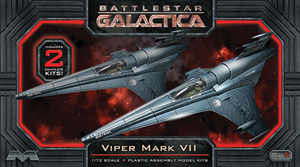 Battle Star Galactica Viper Mark VII (Set of 2) (Plastic model)