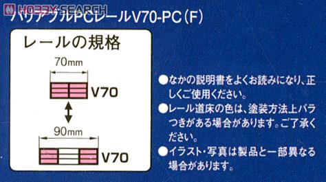 Fine Track バリアブルPCレール V70-PC (F) (鉄道模型) 解説1