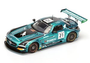 Mercedes SLS AMG GT3 No.21 12th Black Falcon H.Haupt - A.Al Faisal - Y.Buurman (ミニカー)