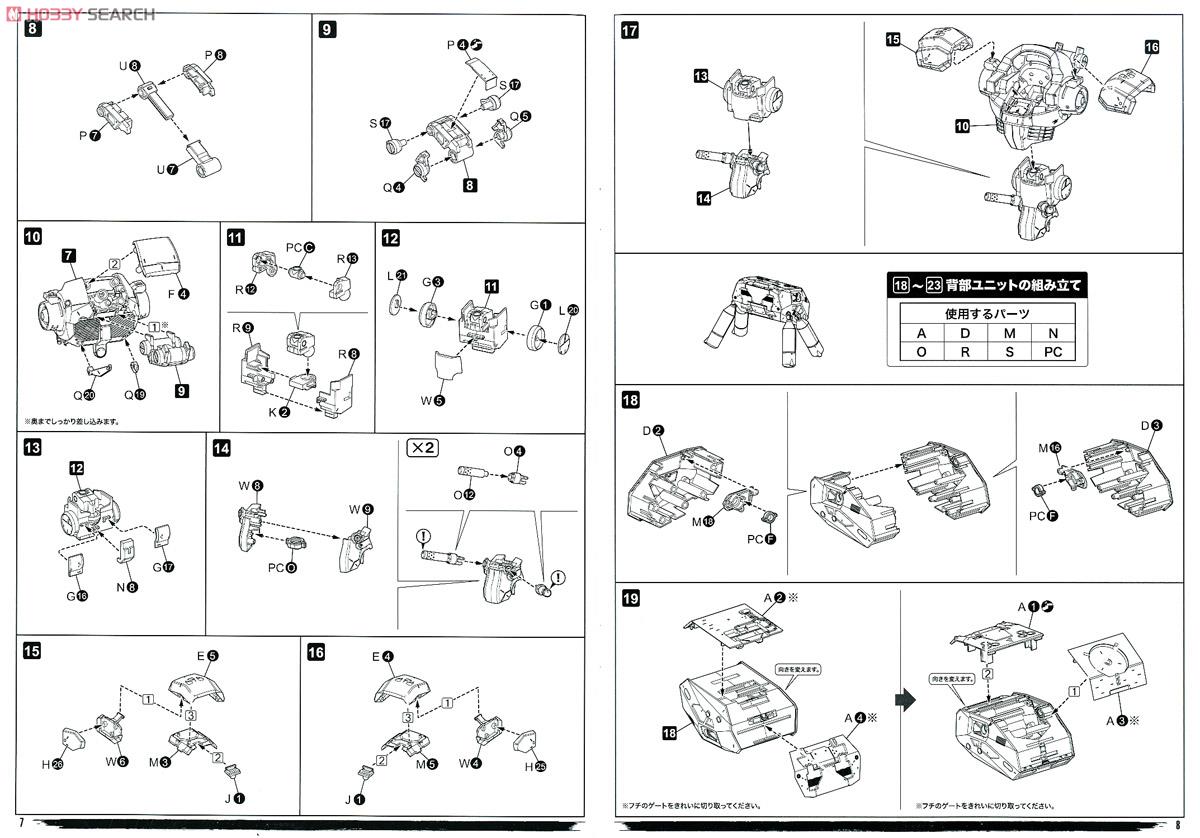 Metal Gear Sahelanthropus (Plastic model) Assembly guide2