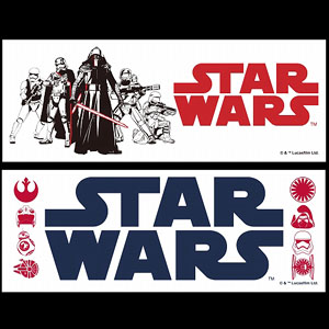 スターウォーズ フォースの覚醒/ てぬぐいC ＆てぬぐいD 2種セット (完成品)