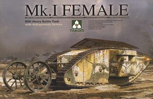 WWI 重戦車 マーク I フィメール w/対手榴弾スクリーン (プラモデル)