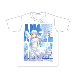 アクシア フルカラーTシャツ Angel Beats! かなで Mサイズ (キャラクターグッズ)