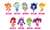 Nendoroid Plus Trading Rubber Straps: LoveLive! 04 9 pieces (Anime Toy) Item picture1