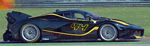 Ferrari FXX-K Nero Daytona - Giallo Tristrato Livery No.44 ※ブラック (ミニカー)