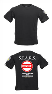 BIOHAZARD 0 Rescue Tシャツ ブラック M (キャラクターグッズ)