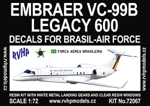 エンブラエル VC-99B レガシー600 (ブラジル空軍) (プラモデル)