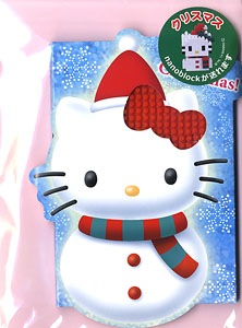 nanoblock Snowman Hello Kitty (Block Toy)